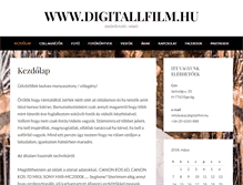 Tablet Screenshot of digitallfilm.hu